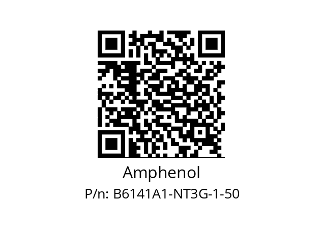   Amphenol B6141A1-NT3G-1-50