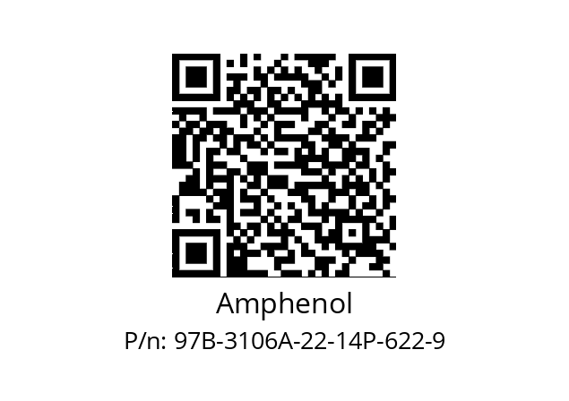   Amphenol 97B-3106A-22-14P-622-9