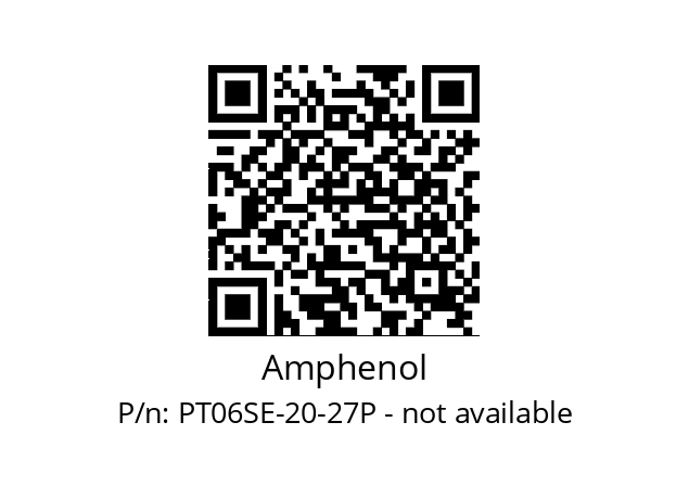   Amphenol PT06SE-20-27P - not available