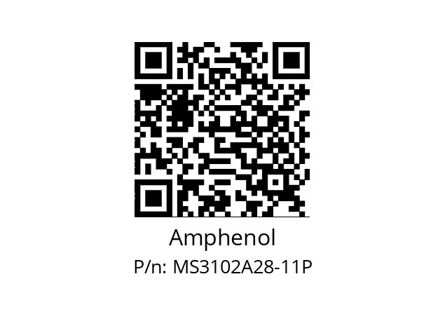   Amphenol MS3102A28-11P