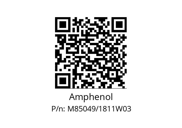   Amphenol M85049/1811W03