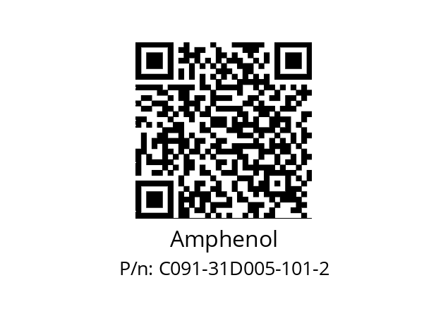   Amphenol C091-31D005-101-2