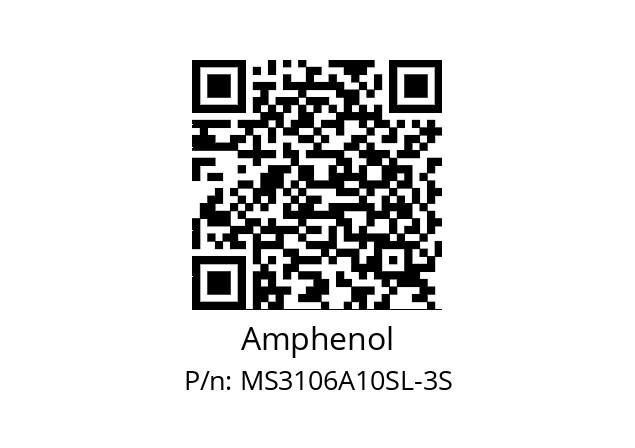   Amphenol MS3106A10SL-3S