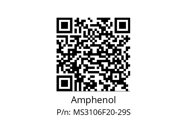   Amphenol MS3106F20-29S