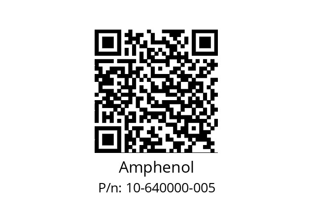   Amphenol 10-640000-005