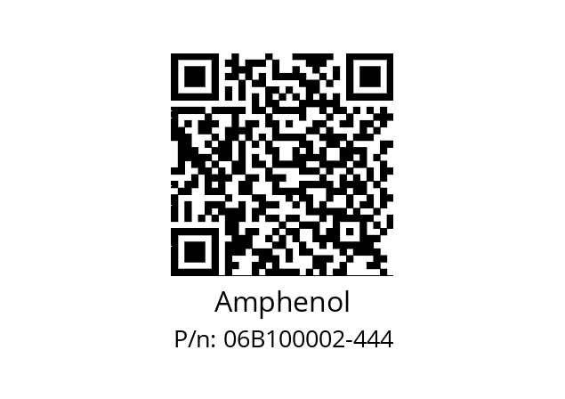   Amphenol 06B100002-444