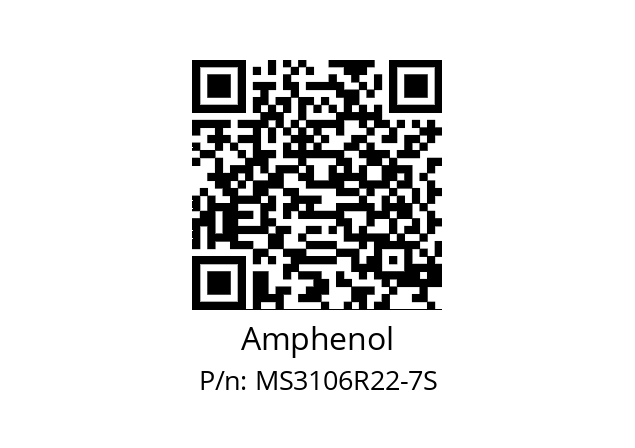   Amphenol MS3106R22-7S