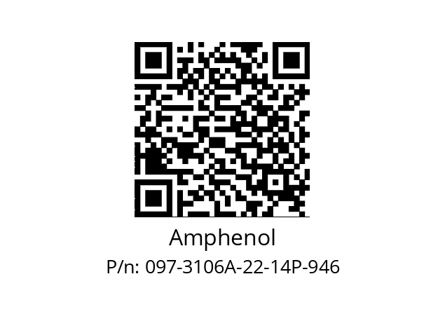   Amphenol 097-3106A-22-14P-946