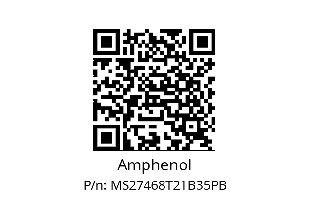   Amphenol MS27468T21B35PB