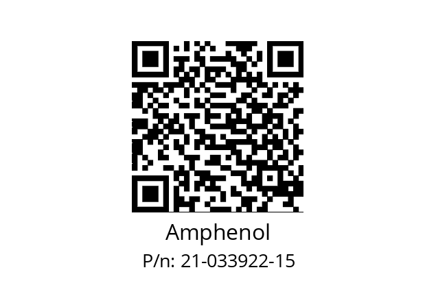   Amphenol 21-033922-15