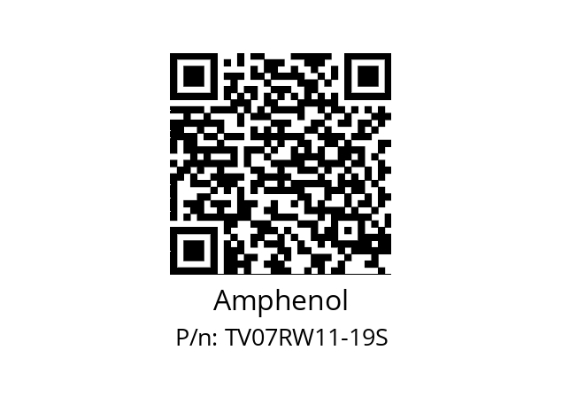   Amphenol TV07RW11-19S