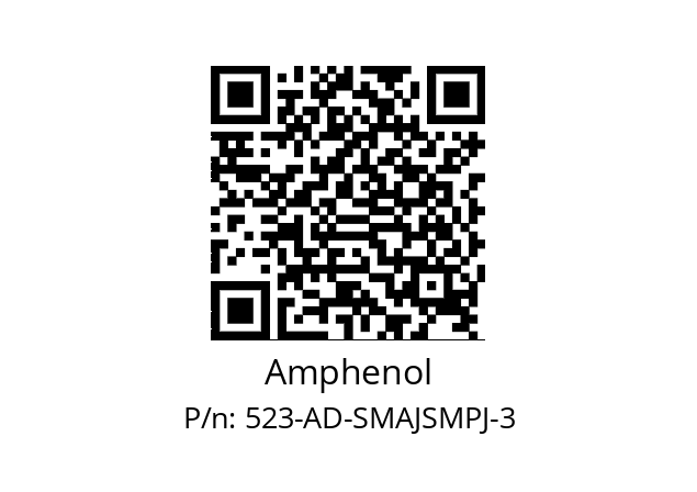   Amphenol 523-AD-SMAJSMPJ-3