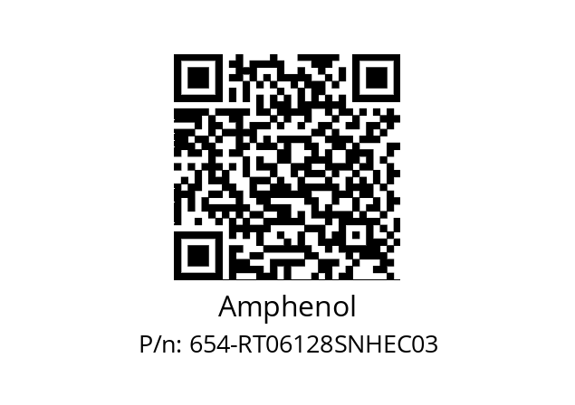   Amphenol 654-RT06128SNHEC03