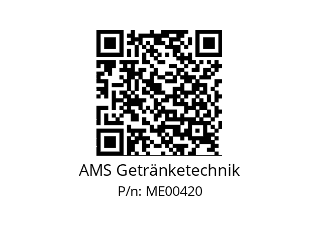   AMS Getränketechnik МЕ00420