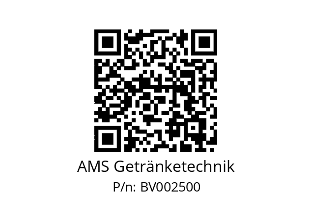   AMS Getränketechnik BV002500