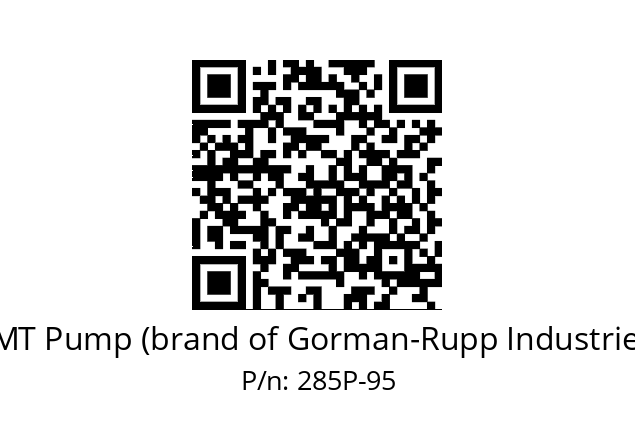   AMT Pump (brand of Gorman-Rupp Industries) 285P-95