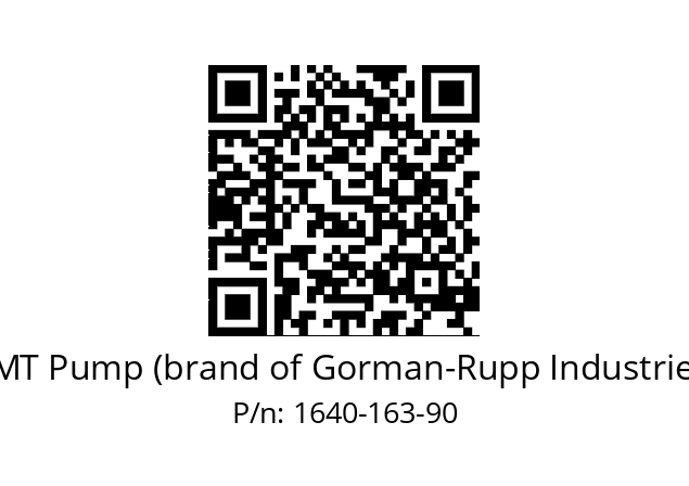   AMT Pump (brand of Gorman-Rupp Industries) 1640-163-90