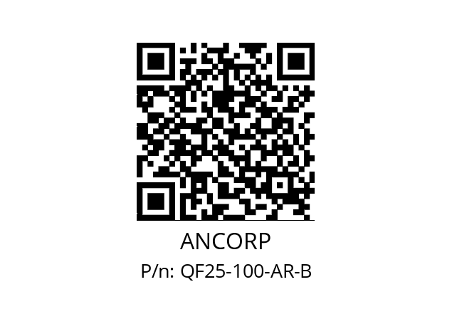   ANCORP QF25-100-AR-B