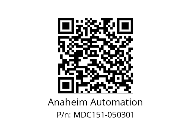   Anaheim Automation MDC151-050301