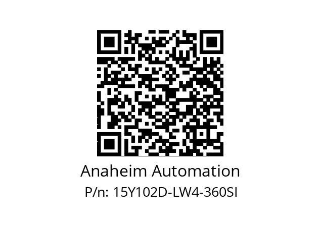   Anaheim Automation 15Y102D-LW4-360SI