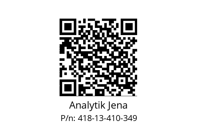   Analytik Jena 418-13-410-349