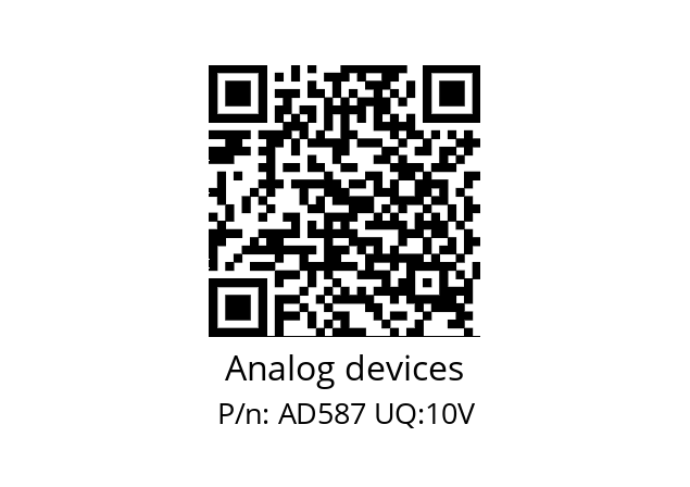   Analog devices AD587 UQ:10V