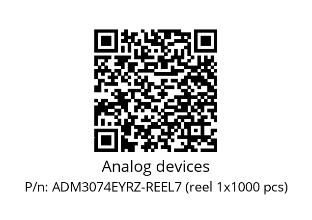   Analog devices ADM3074EYRZ-REEL7 (reel 1x1000 pcs)