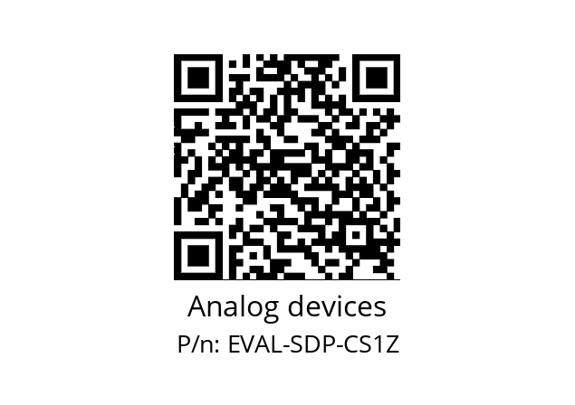   Analog devices EVAL-SDP-CS1Z