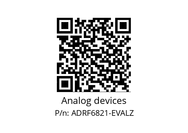   Analog devices ADRF6821-EVALZ