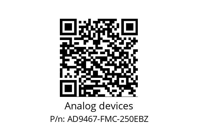   Analog devices AD9467-FMC-250EBZ