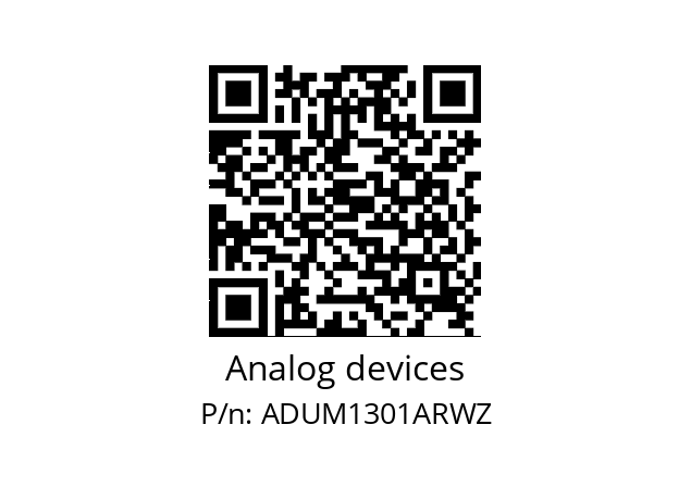   Analog devices ADUM1301ARWZ