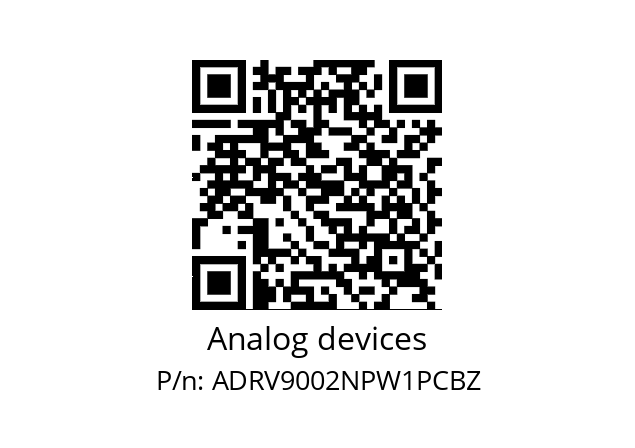   Analog devices ADRV9002NPW1PCBZ