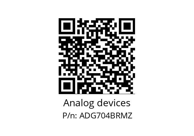   Analog devices ADG704BRMZ