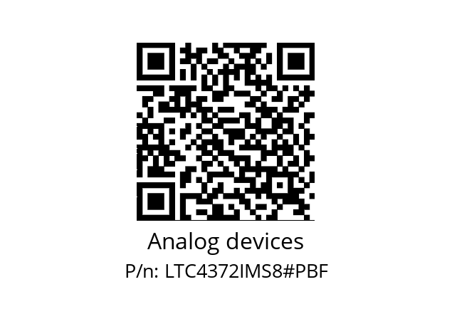   Analog devices LTC4372IMS8#PBF