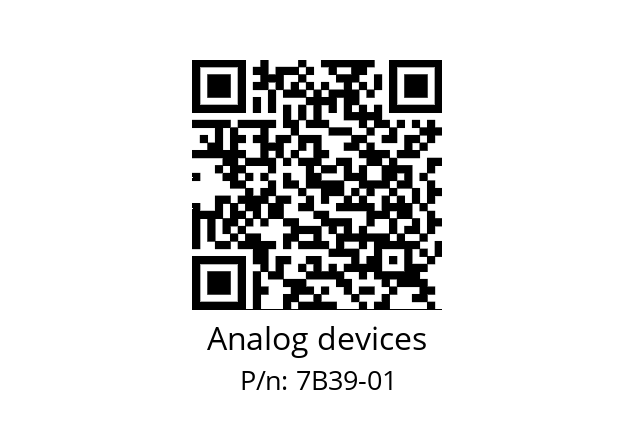   Analog devices 7B39-01