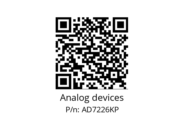   Analog devices AD7226KP