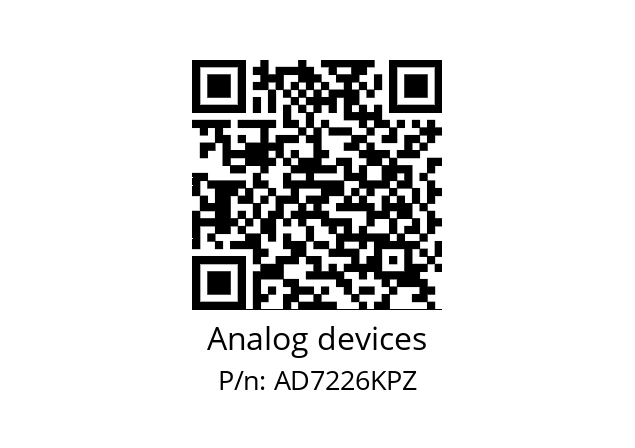   Analog devices AD7226KPZ