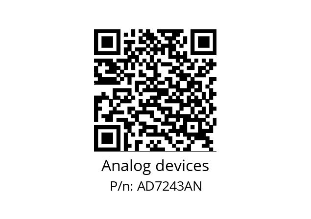   Analog devices AD7243AN