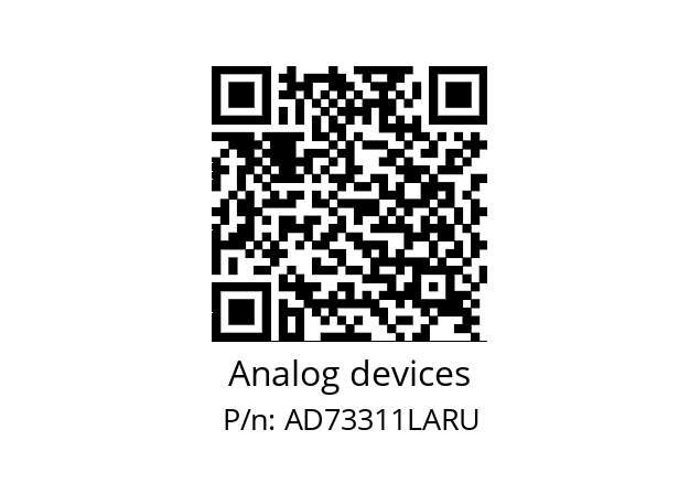   Analog devices AD73311LARU