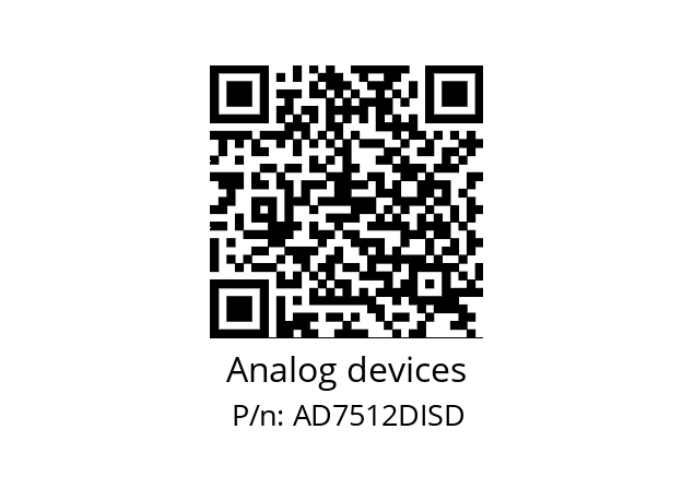   Analog devices AD7512DISD