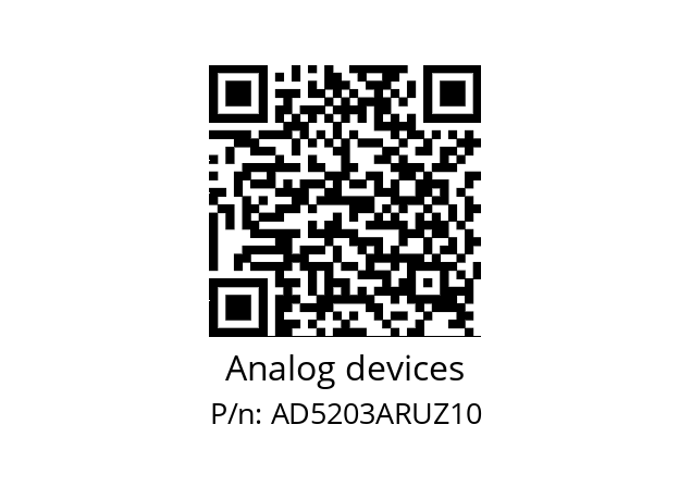   Analog devices AD5203ARUZ10