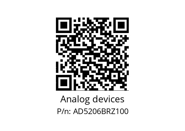   Analog devices AD5206BRZ100