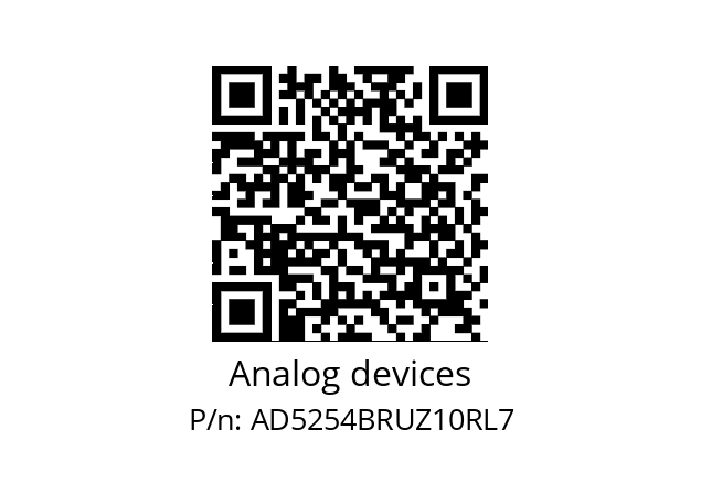   Analog devices AD5254BRUZ10RL7