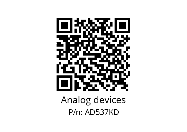   Analog devices AD537KD