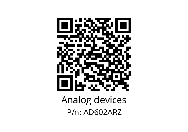   Analog devices AD602ARZ