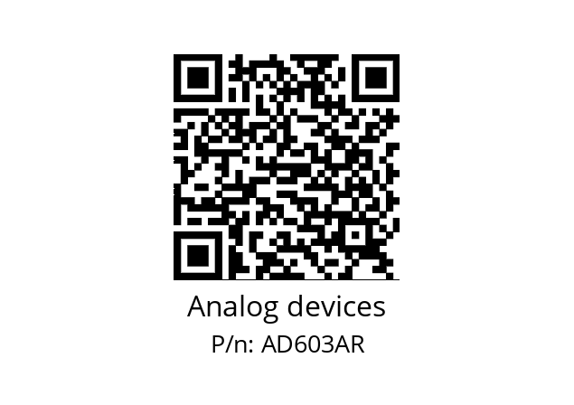   Analog devices AD603AR