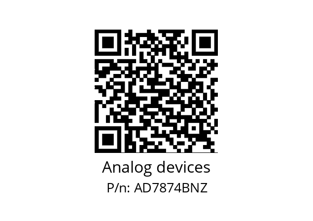   Analog devices AD7874BNZ