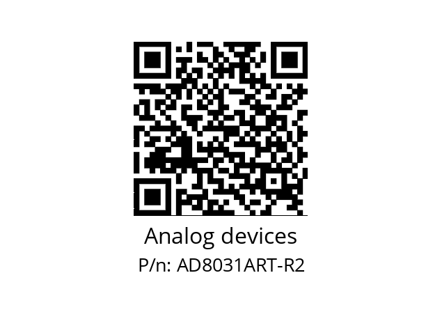   Analog devices AD8031ART-R2