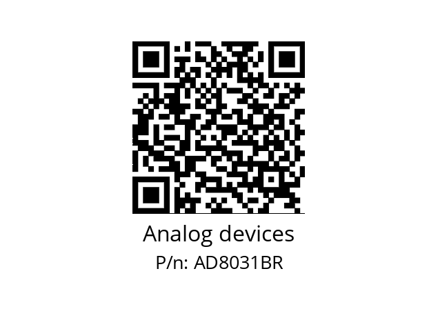   Analog devices AD8031BR