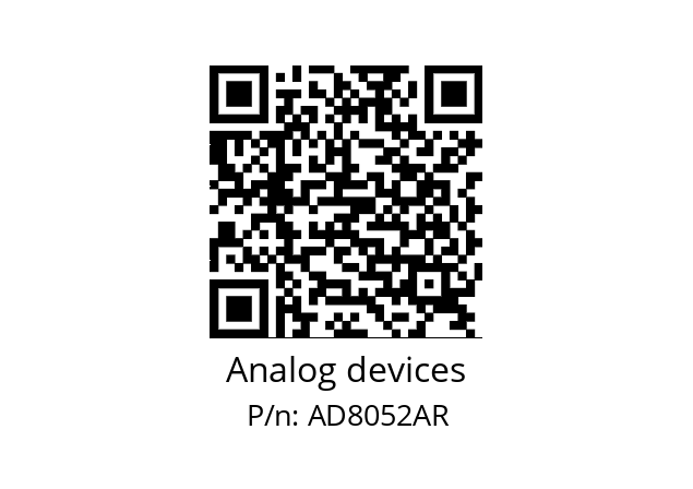   Analog devices AD8052AR